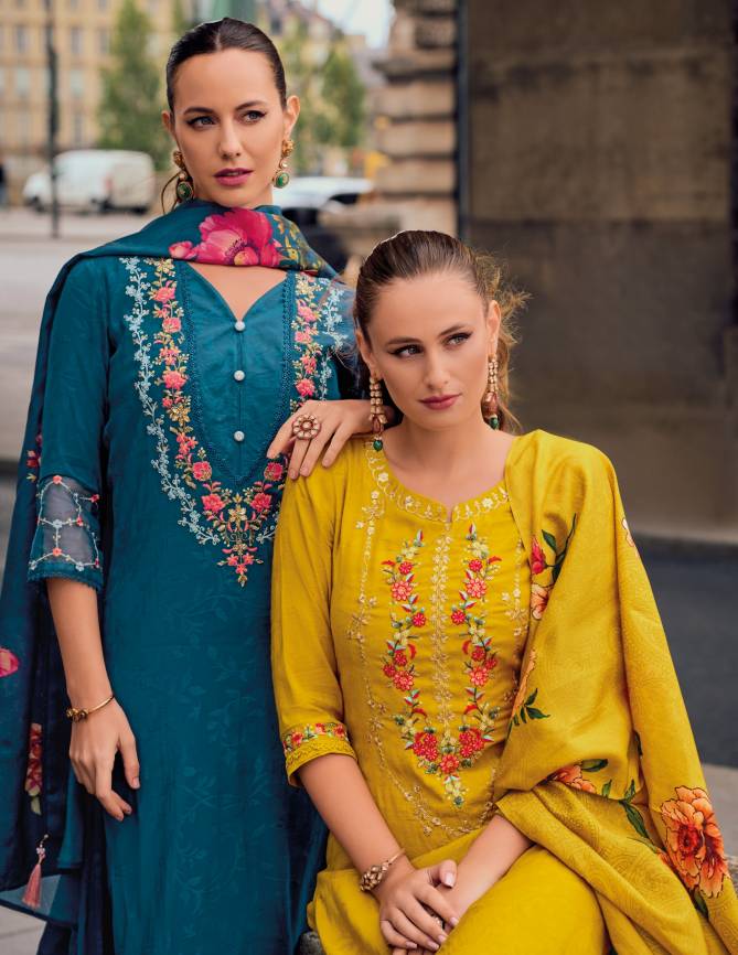 Haseena By Lily And Lali Viscose Silk Kurti With Bottom Dupatta Wholesale Price In Surat